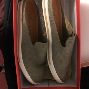 Brand New  American Rag Green Micro slip on